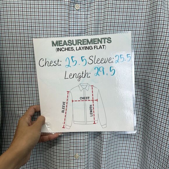 VINTAGE Polo Ralph Lauren Blue White Black Plaid Shirt Size Large Classic‎ Fit - Picture 3 of 7